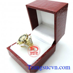 Nhẫn nam rồng vàng chất