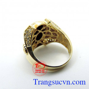 Nhẫn nam rồng vàng chất
