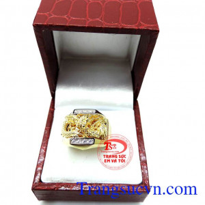 Nhẫn nam mặt rồng hộ mệnh
