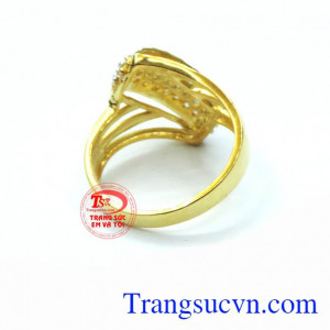 Nhẫn nữ vàng tây đẹp