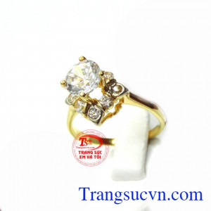Nhẫn nữ tinh tế vàng