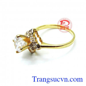 Nhẫn nữ tinh tế vàng
