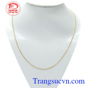 Dây chuyền vàng Italy 18k