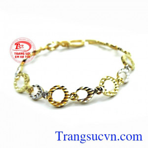 Lắc vàng tây tinh tế