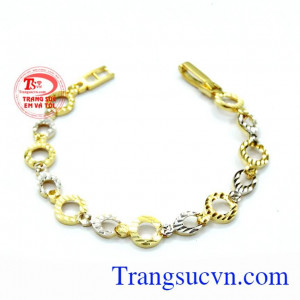 Lắc vàng tây tinh tế