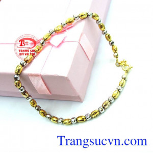 Lắc bi vàng tinh tế