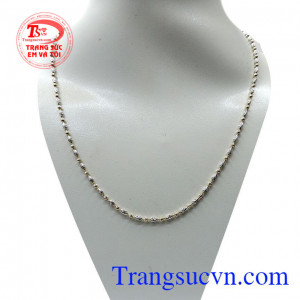 Dây chuyền bi 18k