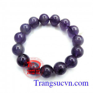 Chuỗi hạt thạch anh tím xinh
