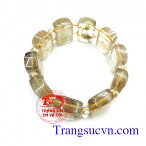 Vòng tay thạch anh vàng tuyệt đẹp