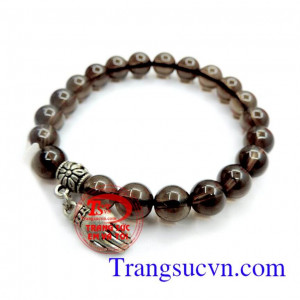 Chuỗi hạt thạch anh khói đẹp 