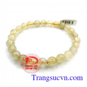Chuỗi thạch anh tóc vàng đẹp