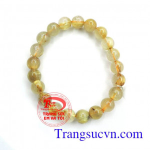 Chuỗi thạch anh tóc vàng đẹp