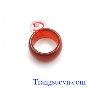 Bán Nhẫn mã não đỏ phong thủy đảm bảo chất lượng