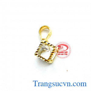 Mặt dây chuyền vàng lồng kim