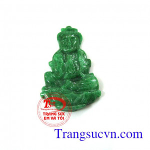 Mặt phật bà ngọc cẩm thạch thiên nhiên