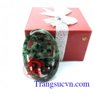 Ngọc cẩm thạch chữ Phúc đẹp