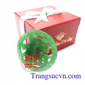 Mặt ngọc jadeite tròn to