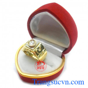 Nhẫn nam vàng tây đẹp