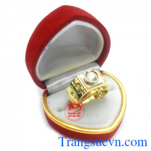 Nhẫn nam vàng tây đẹp
