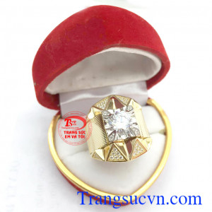 Chiếc nhẫn nam tinh tế,nhẫn nam sang trọng,hợp thời trang chất lượng vàng đảm bảo,Uy tín nhiều năm thiết kế và chế tác nhẫn nam 3d sắt nét đẹp,sáng bền
