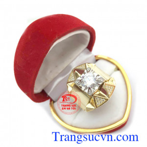 Nhẫn nam vàng, Đeo hợp thời trang, chất lượng vàng đảm đeo bền đẹp sáng bóng, tinh tế và sang trọng dành cho phái mạnh, nhẫn nam phù hợp đeo ngón giữa và ngón áp út