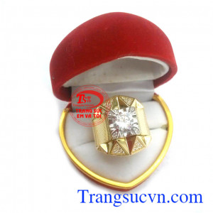 Nhẫn nam vàng, Đeo hợp thời trang, chất lượng vàng đảm đeo bền đẹp sáng bóng, tinh tế và sang trọng dành cho phái mạnh, nhẫn nam phù hợp đeo ngón giữa và ngón áp út