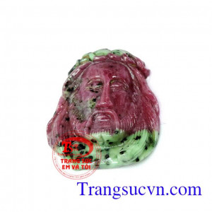 Tượng Chúa Giê su đá quý ruby
