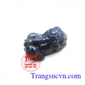 Tỳ hưu sapphire may mắn