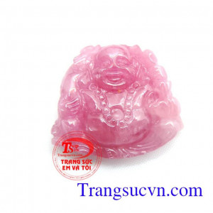 Phật di lặc ruby thiên nhiên