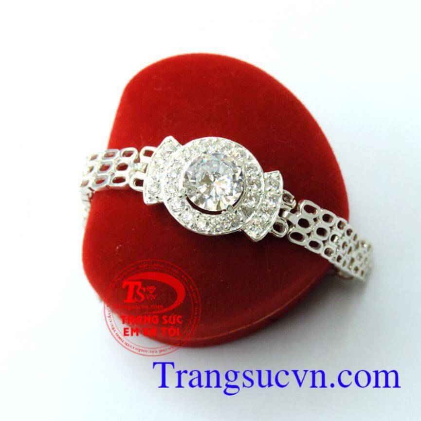 Lắc bạc đồng hồ sang trọng