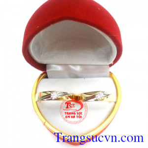 Nhẫn cưới vàng 14k đẹp