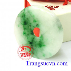 Mặt ngọc đồng xu vân đẹp