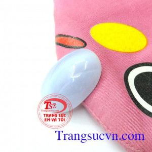 Mặt đá canxedon lam nhạt