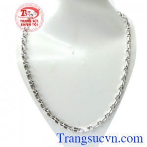 Dây vàng trắng 18k sáng