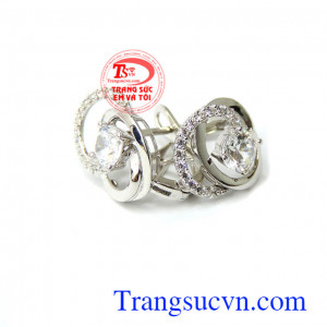 Hoa tai 18k quý phái