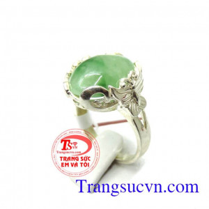 Nhẫn nữ bạc cánh bướm xinh