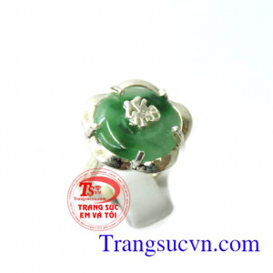 Nhẫn nữ chữ Phúc phong thủy