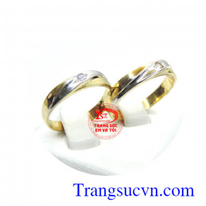 Cặp nhẫn cưới kỷ niệm tình yêu