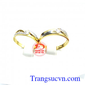 Nhẫn cưới vàng giá rẻ đẹp sang trọng kinh tế cho đôi bạn trẻ