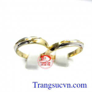 Nhẫn cưới vàng giá rẻ đẹp sang trọng kinh tế cho đôi bạn trẻ