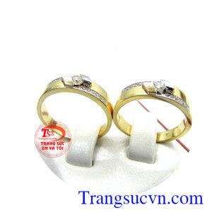 Nhẫn cưới vàng giá rẻ đẹp sang trọng kinh tế cho đôi bạn trẻ