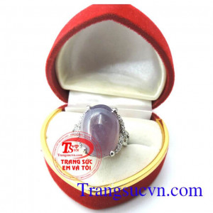 Nhẫn bạc nữ sapphire đẹp
