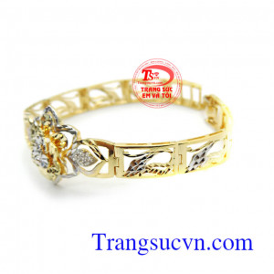 Lắc hoa tay tình yêu đeo tay vàng tây đẹp,Uy tín, khách hàng ưa chuộng và bình chọn nhiều năm,lắc vàng sáng bóng, lắc vàng tây đẹp