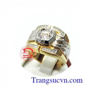 Nhẫn vàng kim sáng bóng Kiểu chế tác: Nhẫn nam vàng, Đeo hợp thời trang, chất lượng vàng đảm đeo bền đẹp sáng bóng, tinh tế và sang trọng dành cho phái mạnh
