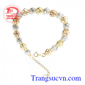 Lắc nữ vàng 18k nhập Italy