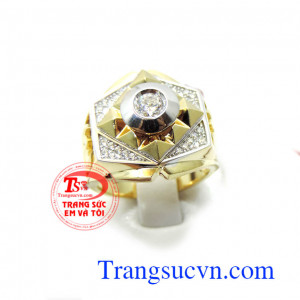 Nhẫn nam vàng sỹ tử