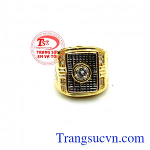 Nhẫn nam vàng tây 10k thành đạt