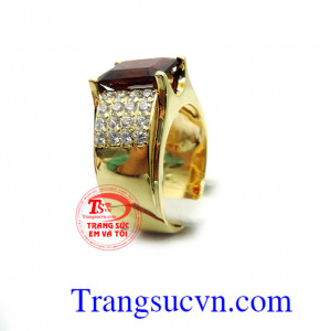 Nhẫn nam vàng mệnh Hỏa, Thổ