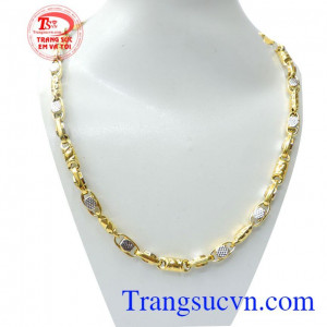 Chiếc Vòng vàng đeo cổ nam tính,Dây chuyền nam vàng, dây chuyền nam Uy tín đảm bảo chất lượng vàng,kiểu dáng sang trọng,vàng màu và vàng trắng chế tác tinh tế dành cho phái mạnh