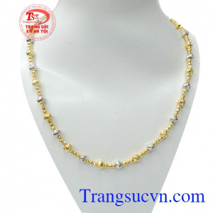 Chiếc Dây chuyền bi vàng món quà ý nghĩa dành cho nam,dây vàng bi tròn phay sáng đảm bảo chất lượng vàng bảo hành 6 tháng,giao dây chuyền nam toàn quốc, UY tín thanh toán an toàn tuyệt đối, khách hàng ưa chuộng